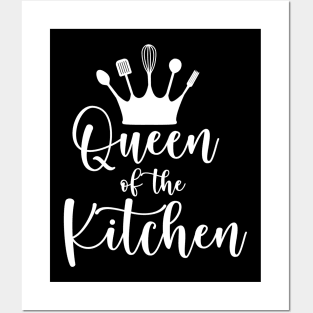 Queen of the kitchen - funny saying Posters and Art